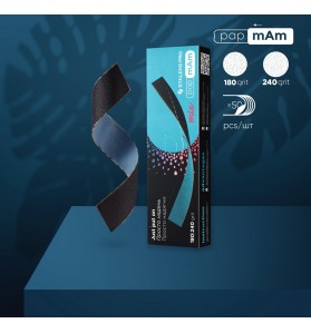 Limas de repuesto de doble cara PapMam Mix para aserrado recto, grano 180/240 (50 uds.)