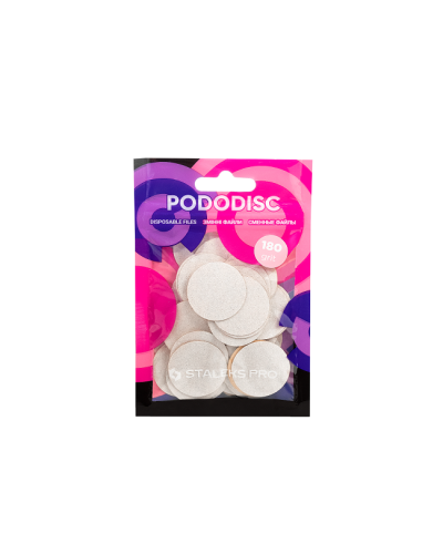 PDF-25-180w Pododisc Recambios L, grosor 180 blancos(50 und)