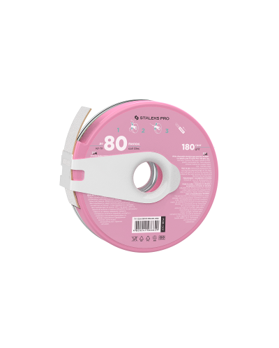 ATC-180w Disposable Abrasive Tape Papmam In A Plastic Case Bobbinail, grit 180, White, 80units