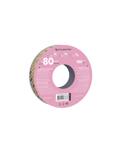 ATSC-180w Disposable Abrasive Tape Papmam, grit 180, White, 80units. (Without Plastic Case Bobbinail)