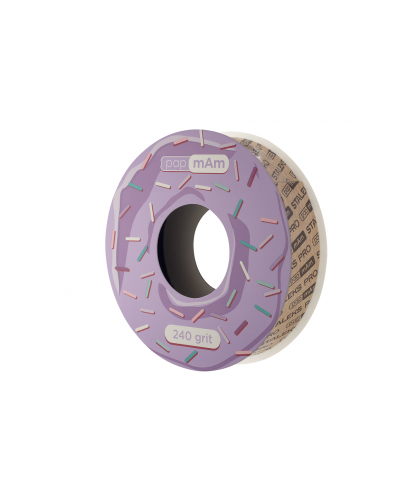 ATSC-240w Recambios Donut EXPERT papmam, grano 240, blanco, 80uni. (Sin Estuche)