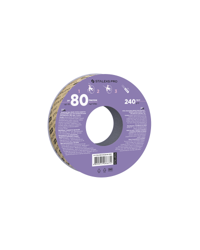 ATSC-240w Recambios Donut EXPERT papmam, grano 240, blanco, 80uni. (Sin Estuche)