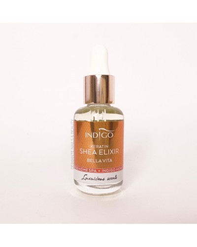 Aceite Para Cutícula Bella Vita, KERATIN SHEA ELIXIR, 8ml