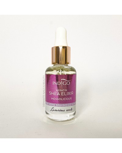 Aceite Para Cutícula Indigolicious, KERATIN SHEA ELIXIR, 8ml