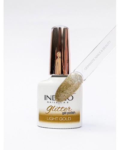 Light Gold, Glitter Gel Polish, 7ml