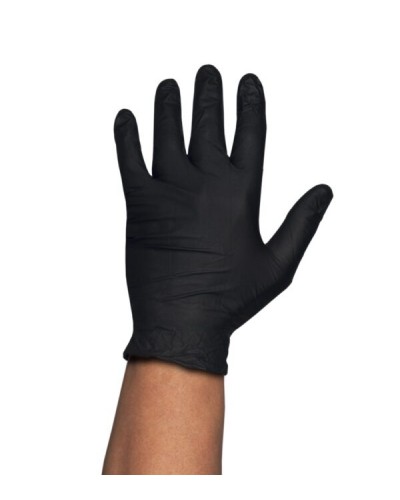 Disposable Nitrile Rubber Glove G.Touch Black 3,5Gr. Size M