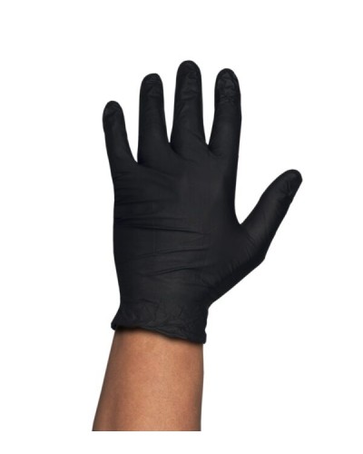 Disposable Nitrile Rubber Glove G.Touch PRO Black 5,0Gr. Size M