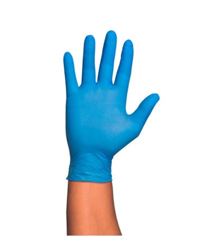 Guante Desechable Nitrilo G.Touch HQ Azul 6,0 Gr. Talla S