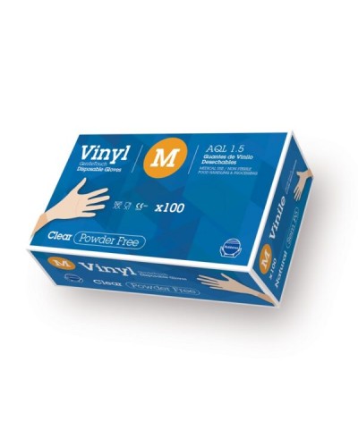 Guante Desechable Vinilo G.Touch 4,5 Gr Sin Polvo. Talla L