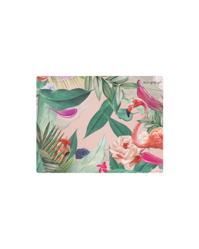 Silicone Mat, Flamingo Print