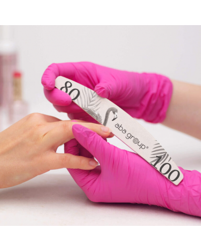 Nail File Half Moon, 80/100, 25 pcs.
