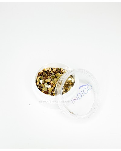 Dots 2mm Gold Wedding
