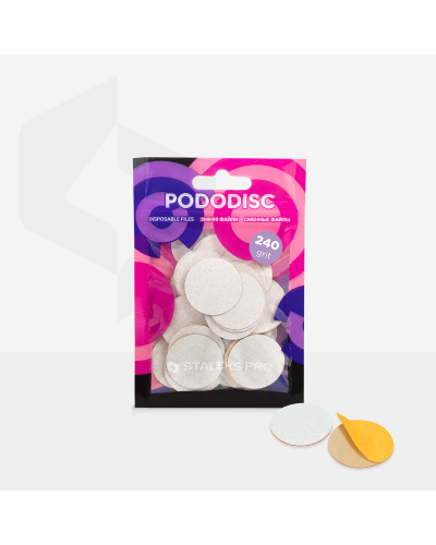 PDF-25-240w Pododisc Recambios L, grosor 240 blancos (50 und)