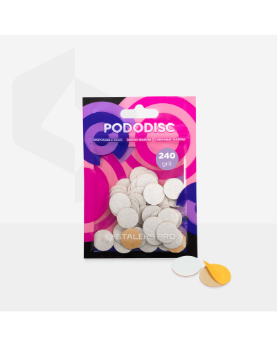 PDF-15-240w Pododisc Recambios S, grosor 240 blancos (50 und)