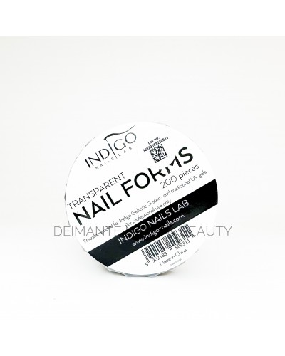 Transparent Nail Forms, 200 pcs