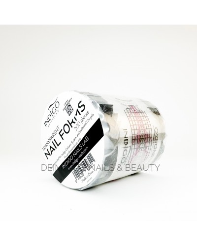 Transparent Nail Forms, 200 pcs
