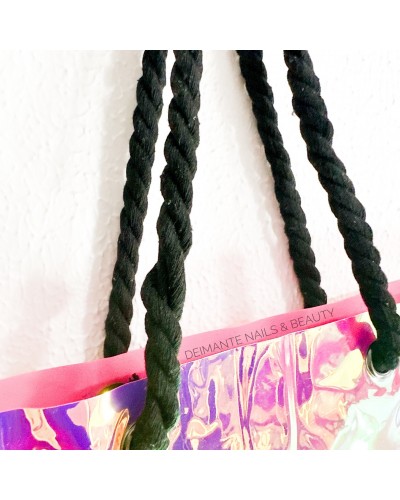 Pink Holographic Bag