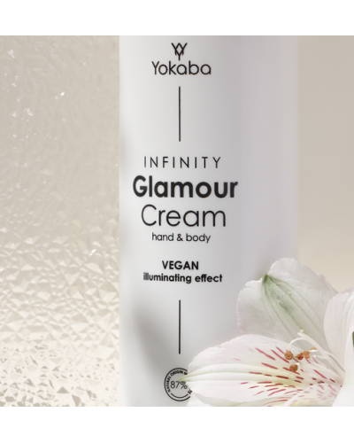 Crema Vegana Corporal Hidratante Con Brillo, 250ml