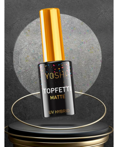 Top Coat Topfetti Matte, 10ml