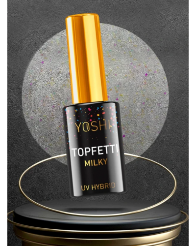 Top Coat Topfetti Milky, 10ml