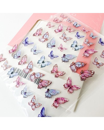 Pegatinas Para Uñas Mariposas