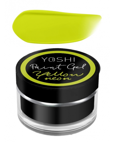 Gel Paint Yellow Neon, 5ml